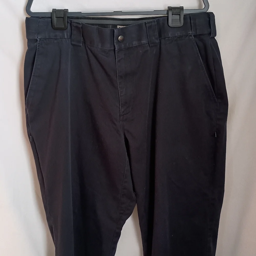 Mens' 5.11 Tactical Faded Black Slacks Pants Size 37 x 30.25